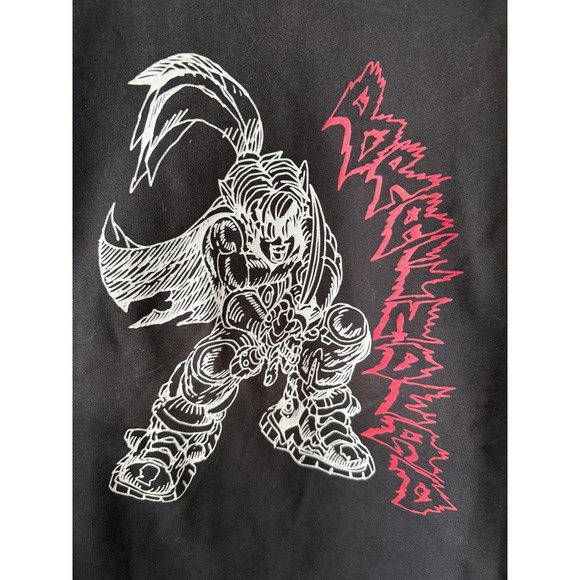 Brain Dead Mens Anime Graphic Crewneck Sweatshirt Black XL Streetwear Fleece - Picture 3 of 6